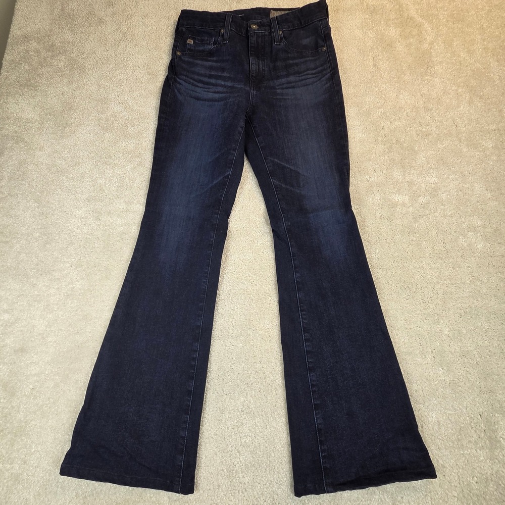 AG Adriano Goldschmied Farrah Boot High Rise Jeans Dark Tag 26X32 Actual 28x28
